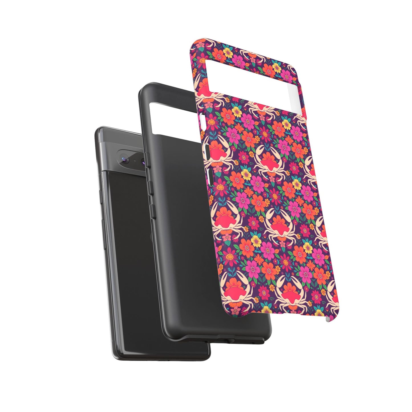 Tough Cases, Cancer, Zodiac v1, Flower Pattern