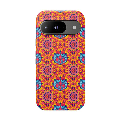 Tough Cases, Pisces, Zodiac v1, Flower Pattern