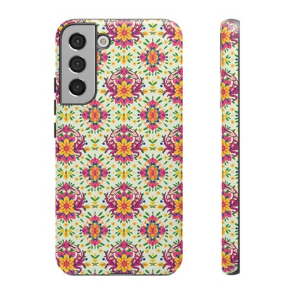 Tough Cases, Cancer, Zodiac v3, Flower Pattern