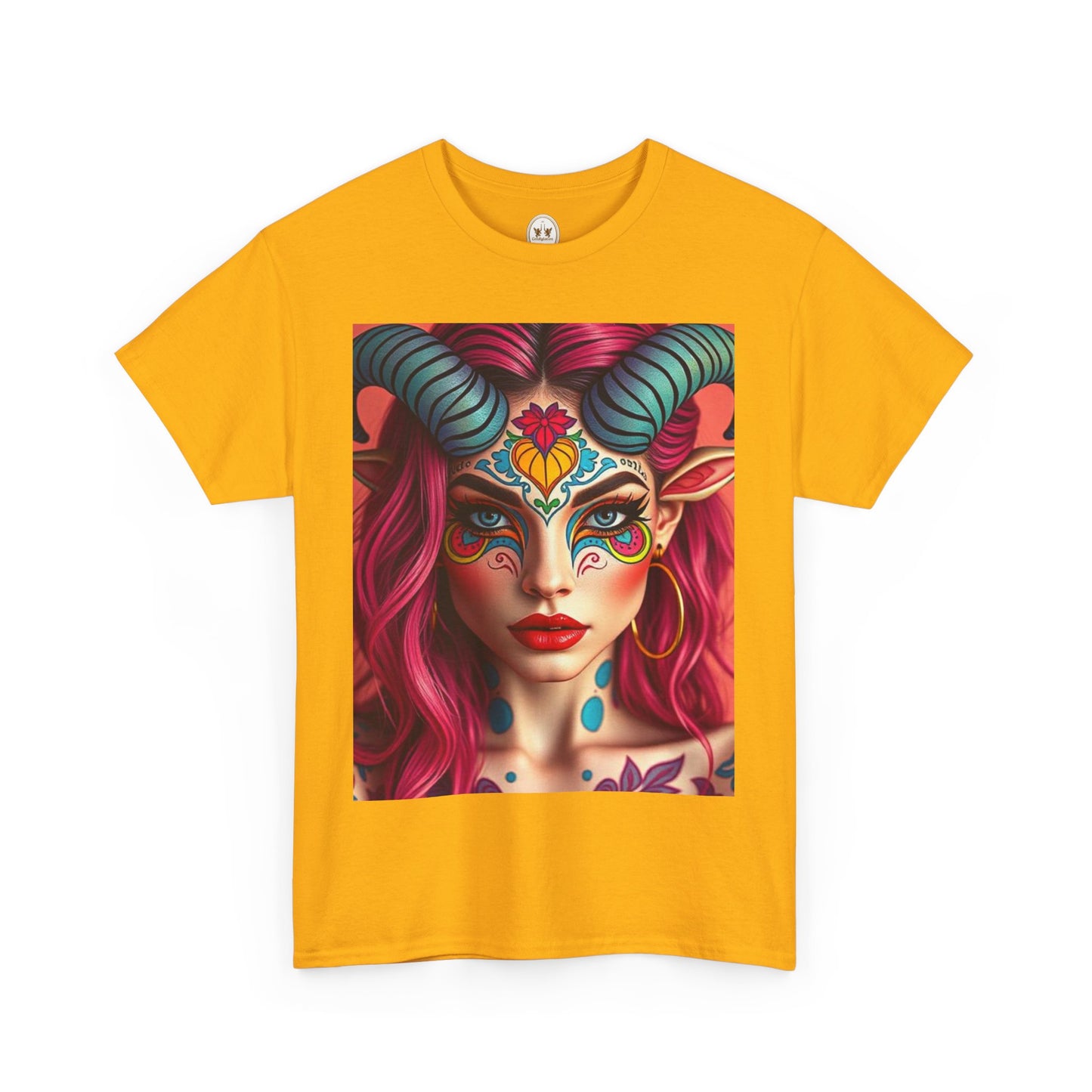 Unisex Heavy Cotton T-Shirt, Taurus, Zodiac, Sexy Art