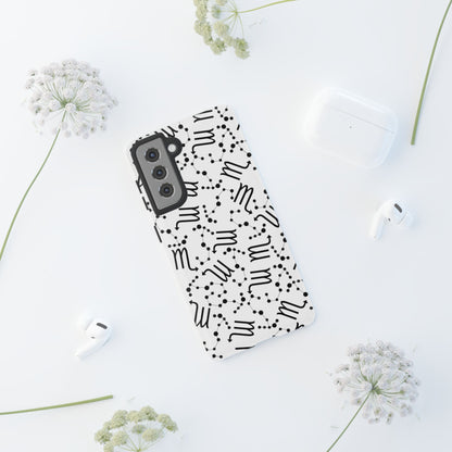Tough Cases with the Scorpio Zodiac sign for iPhone, Samsung Galaxy, and Google Pixel devices