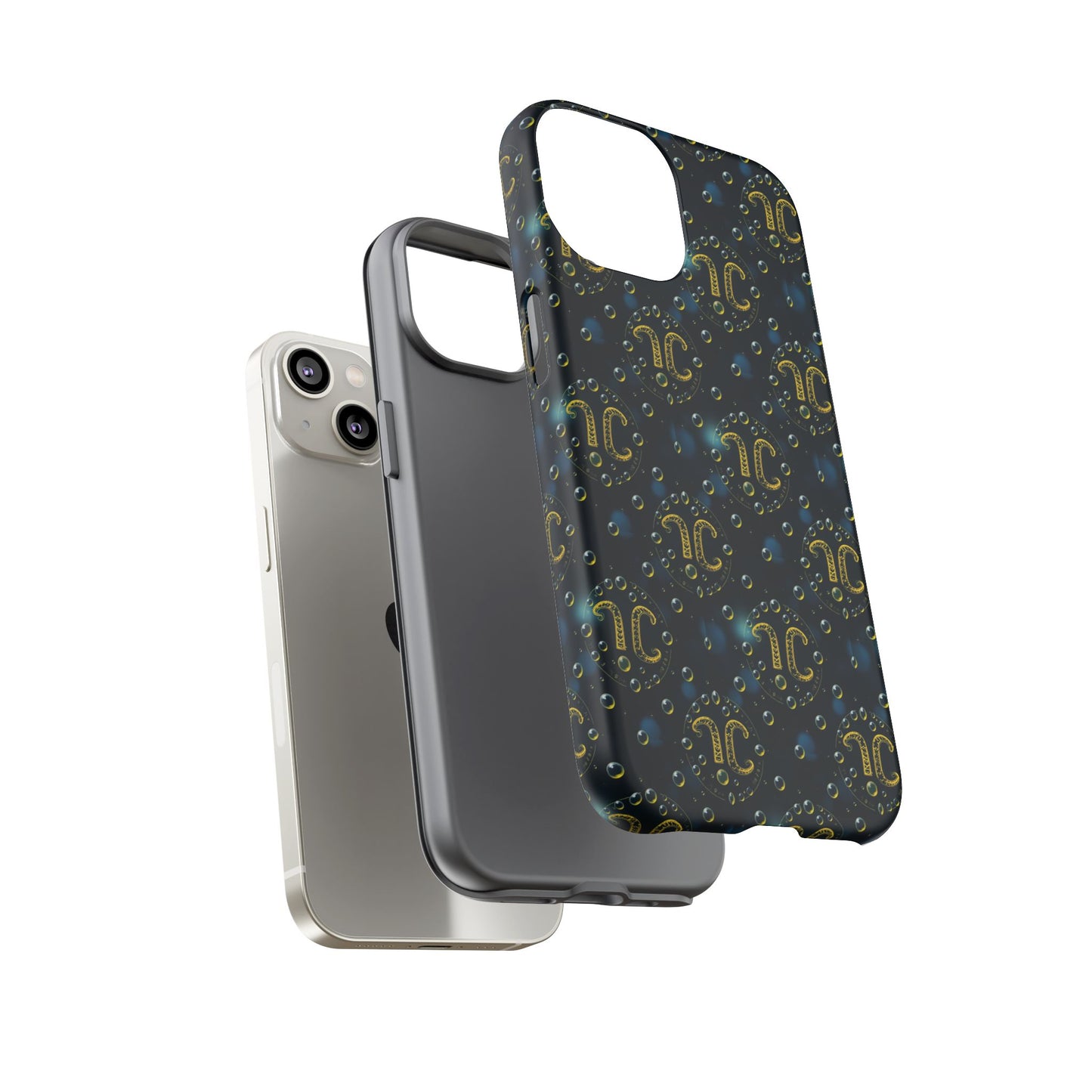 Tough Cases, Aquarius, Zodiac v2, Bubble Pattern