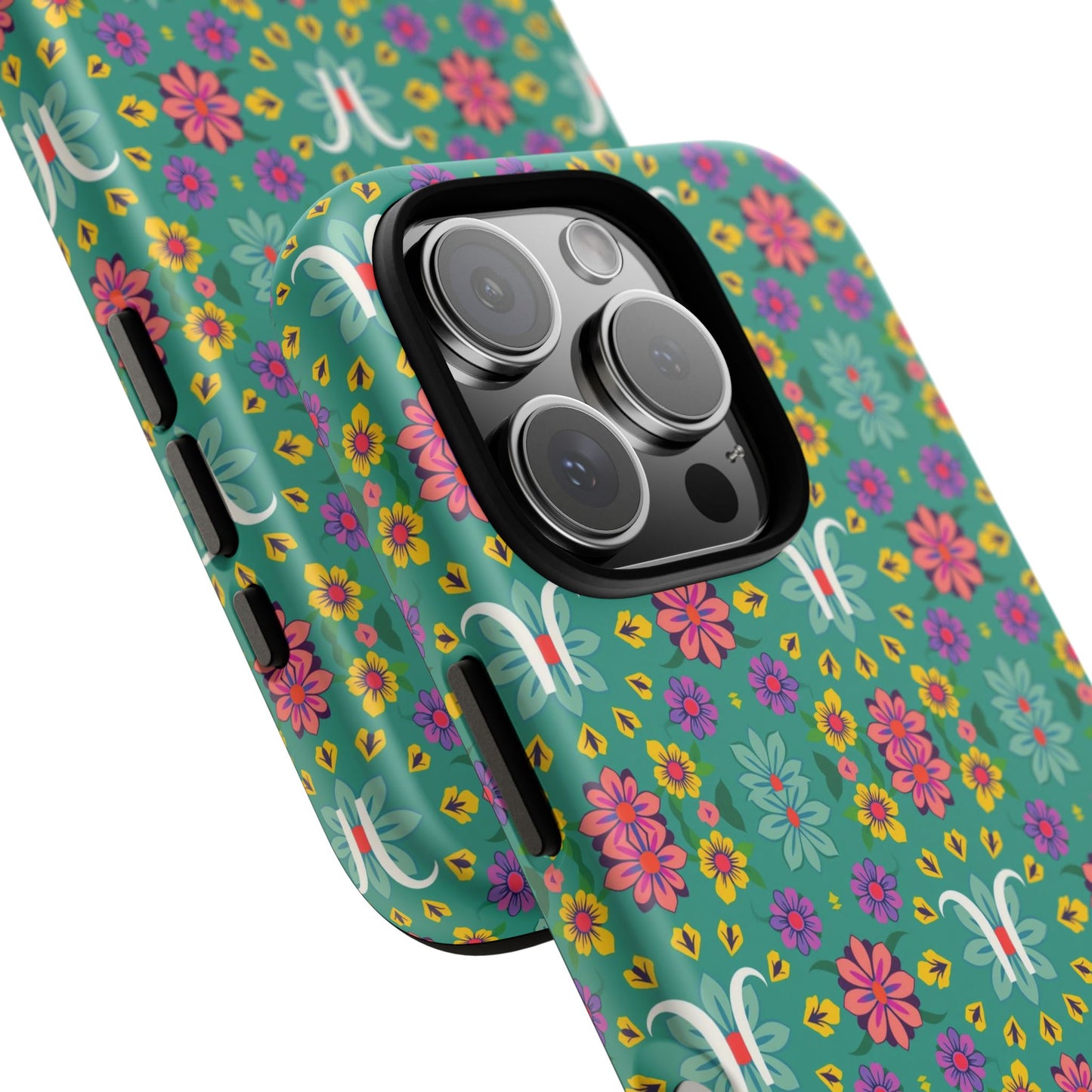 Tough Cases, Aquarius, Zodiac v4, Flower Pattern