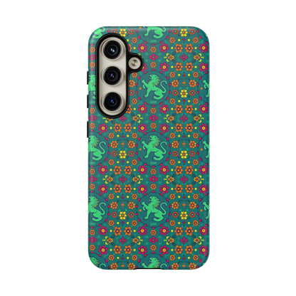 Tough Cases, Leo, Zodiac v3, Flower Pattern