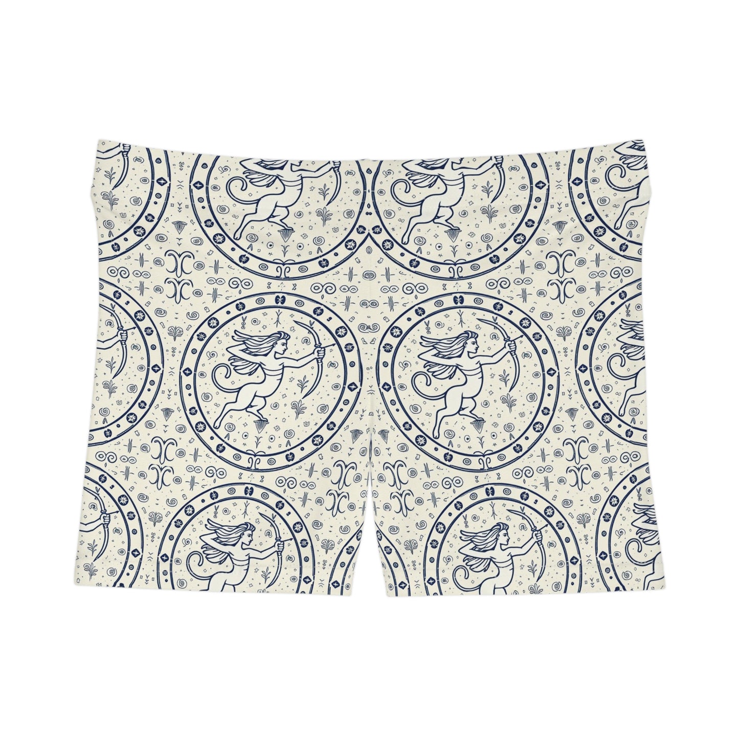 Women's Shorts, AOP, Sagittarius, Zodiac, Pattern