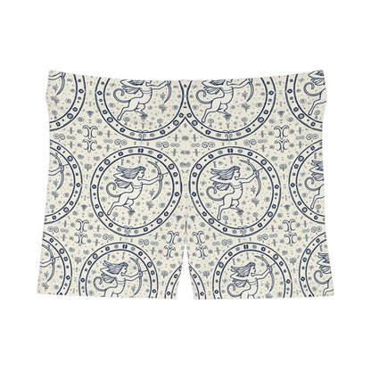 Women's Shorts, AOP, Sagittarius, Zodiac, Pattern