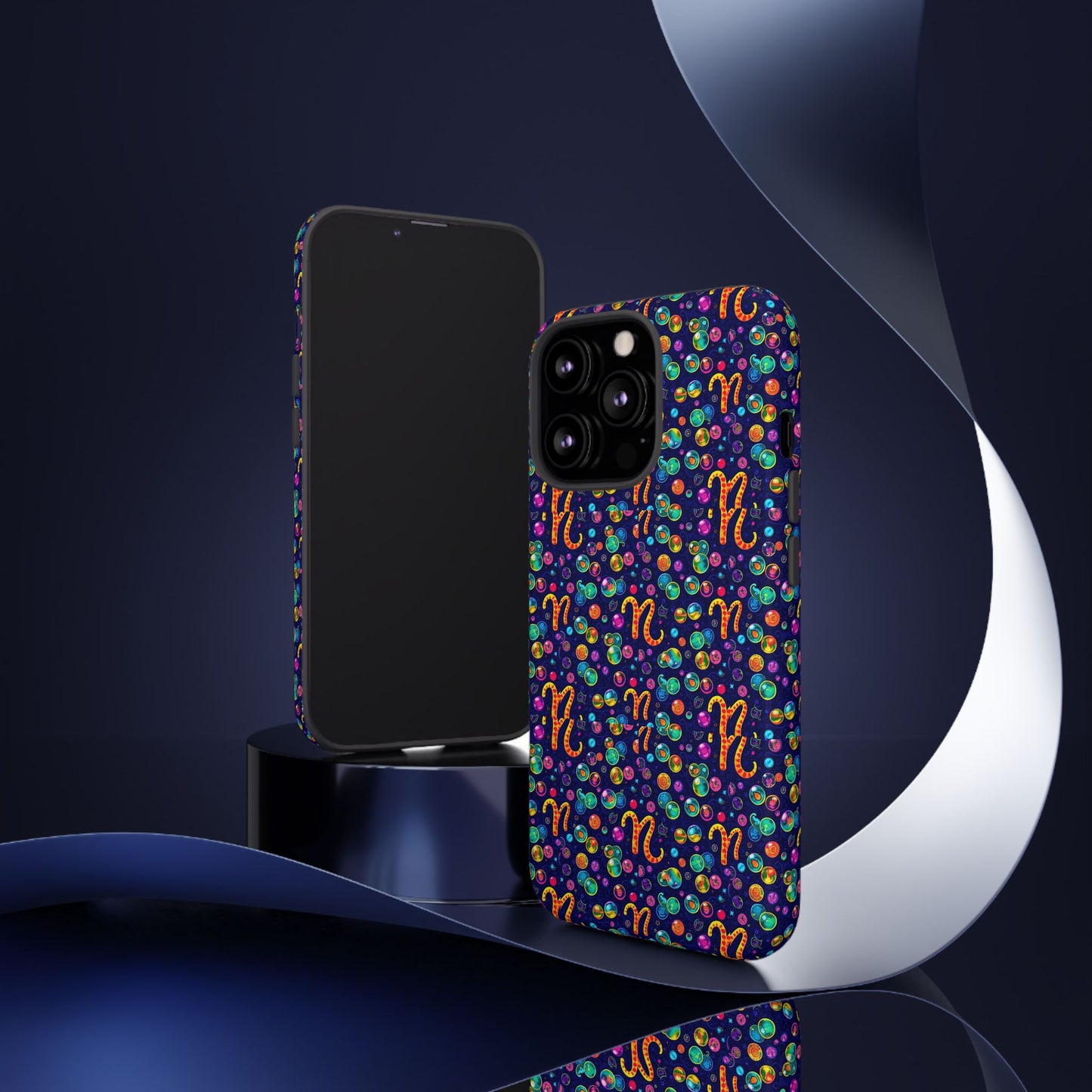 Tough Cases, Aquarius, Zodiac, Bubble Pattern