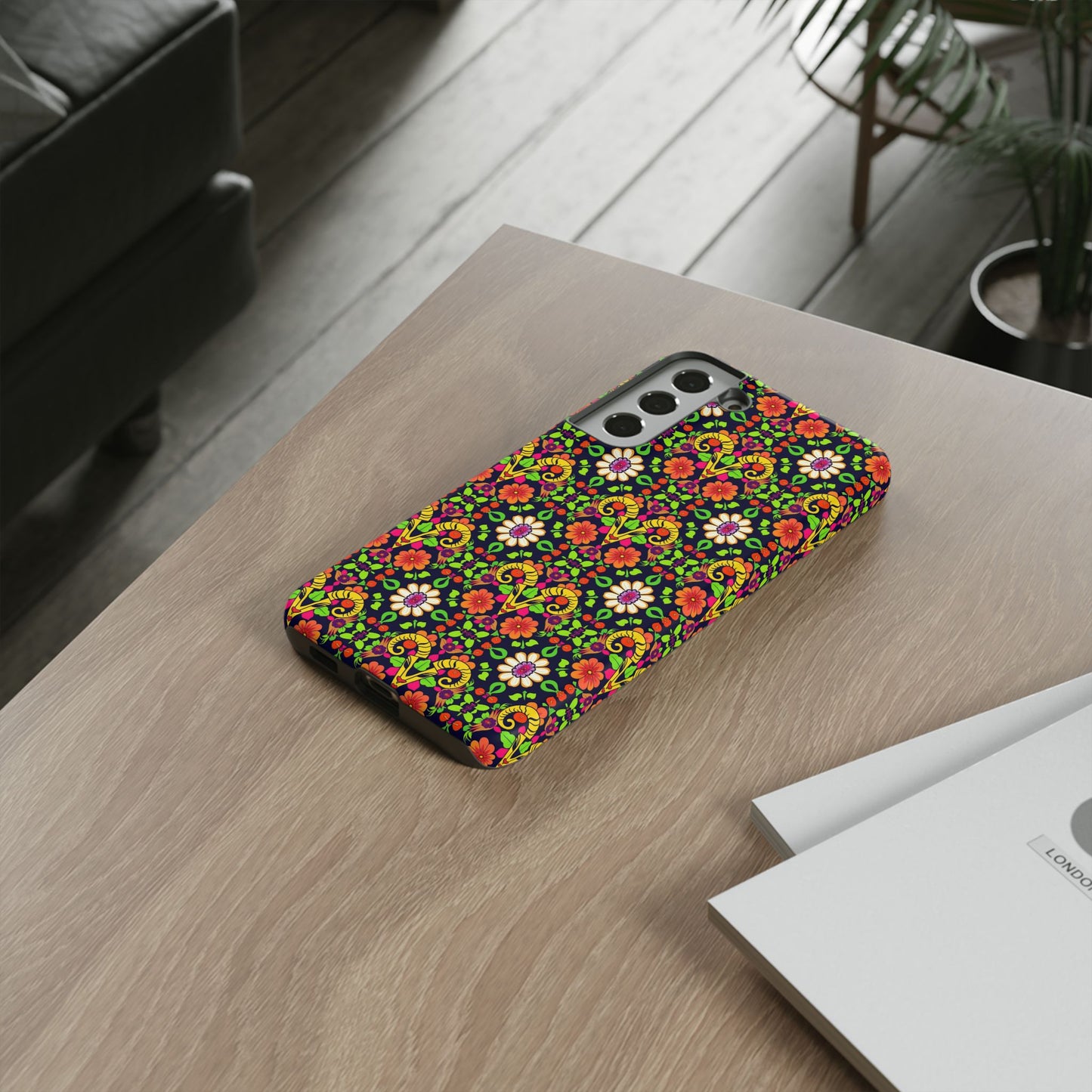 Tough Cases, Aries, Zodiac v4, Flower Pattern