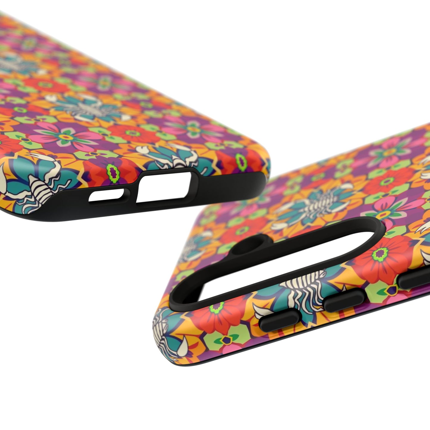 Tough Cases, Scorpio, Zodiac v3, Flower Pattern