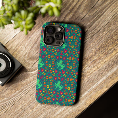 Tough Cases, Leo, Zodiac v3, Flower Pattern