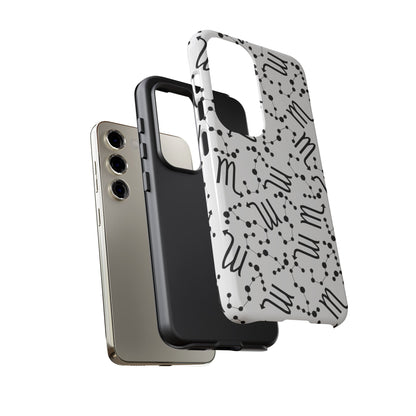 Tough Cases with the Scorpio Zodiac sign for iPhone, Samsung Galaxy, and Google Pixel devices