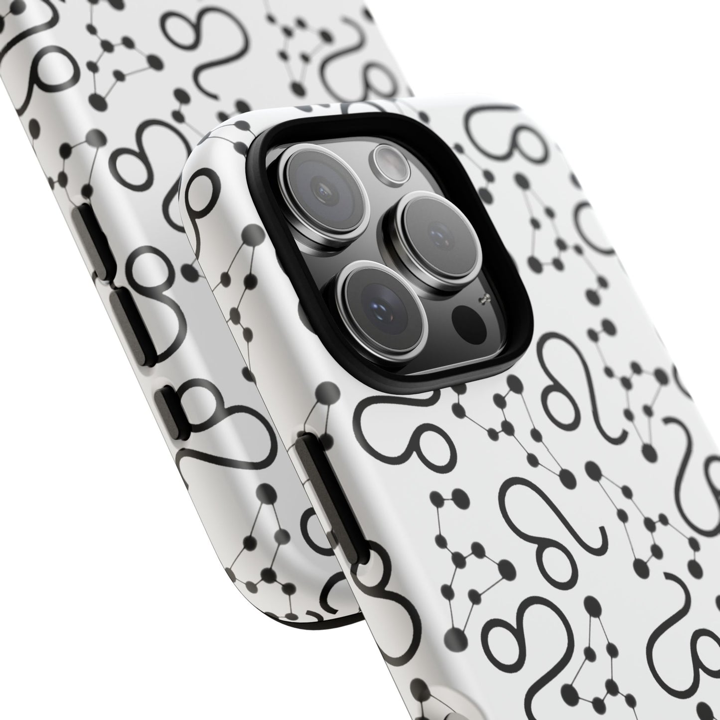 Tough Cases with the Leo Zodiac sign for iPhone, Samsung Galaxy, and Google Pixel devices