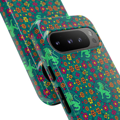 Tough Cases, Leo, Zodiac v3, Flower Pattern