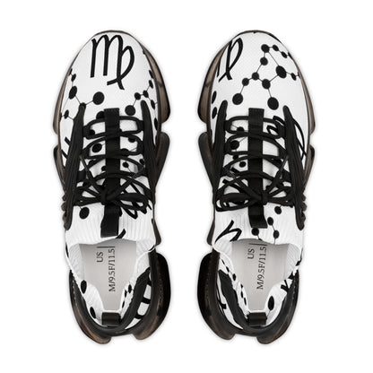Men's Mesh Sneakers, Virgo Zodiac Sign, all over print