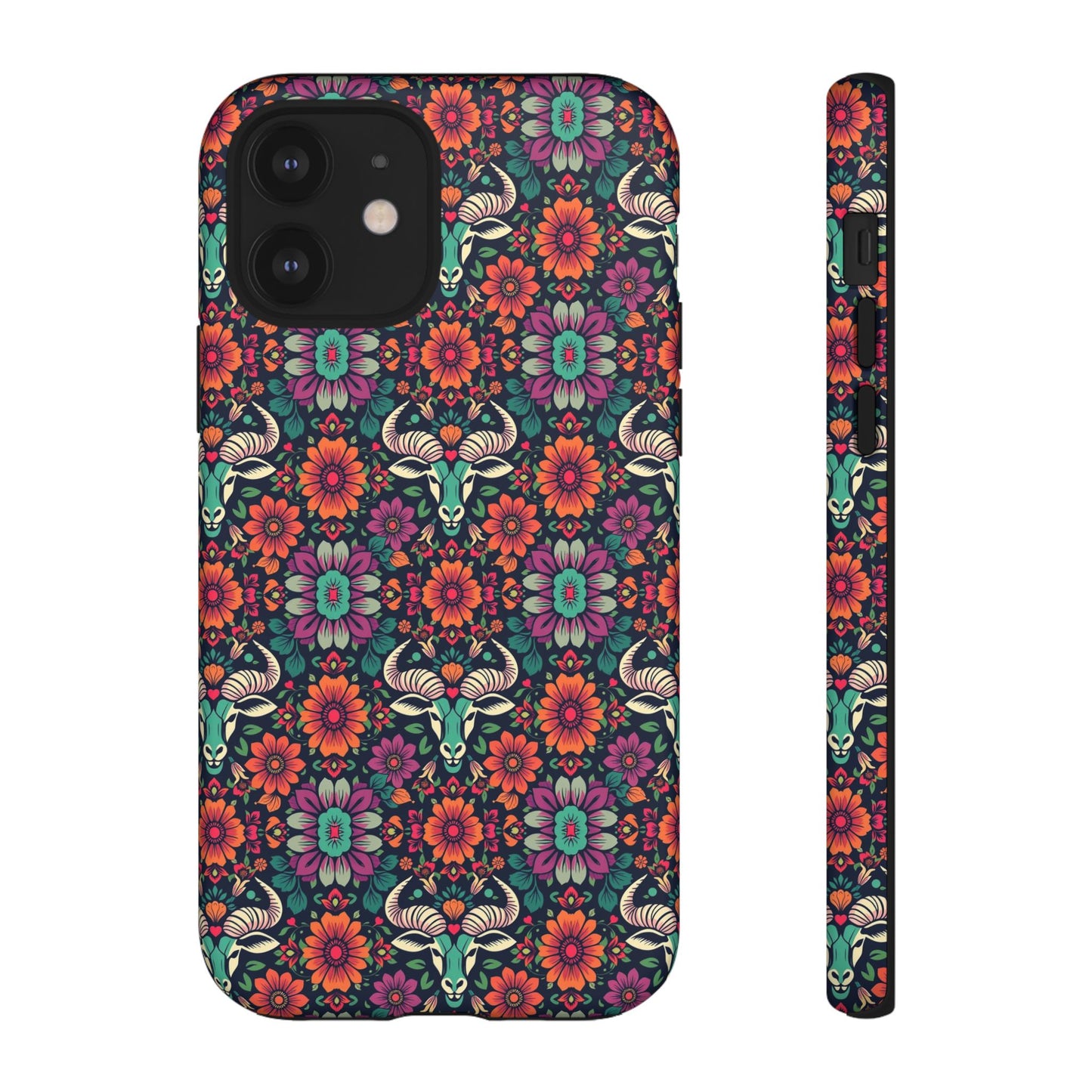 Tough Cases, Taurus, Zodiac v4, Flower Pattern