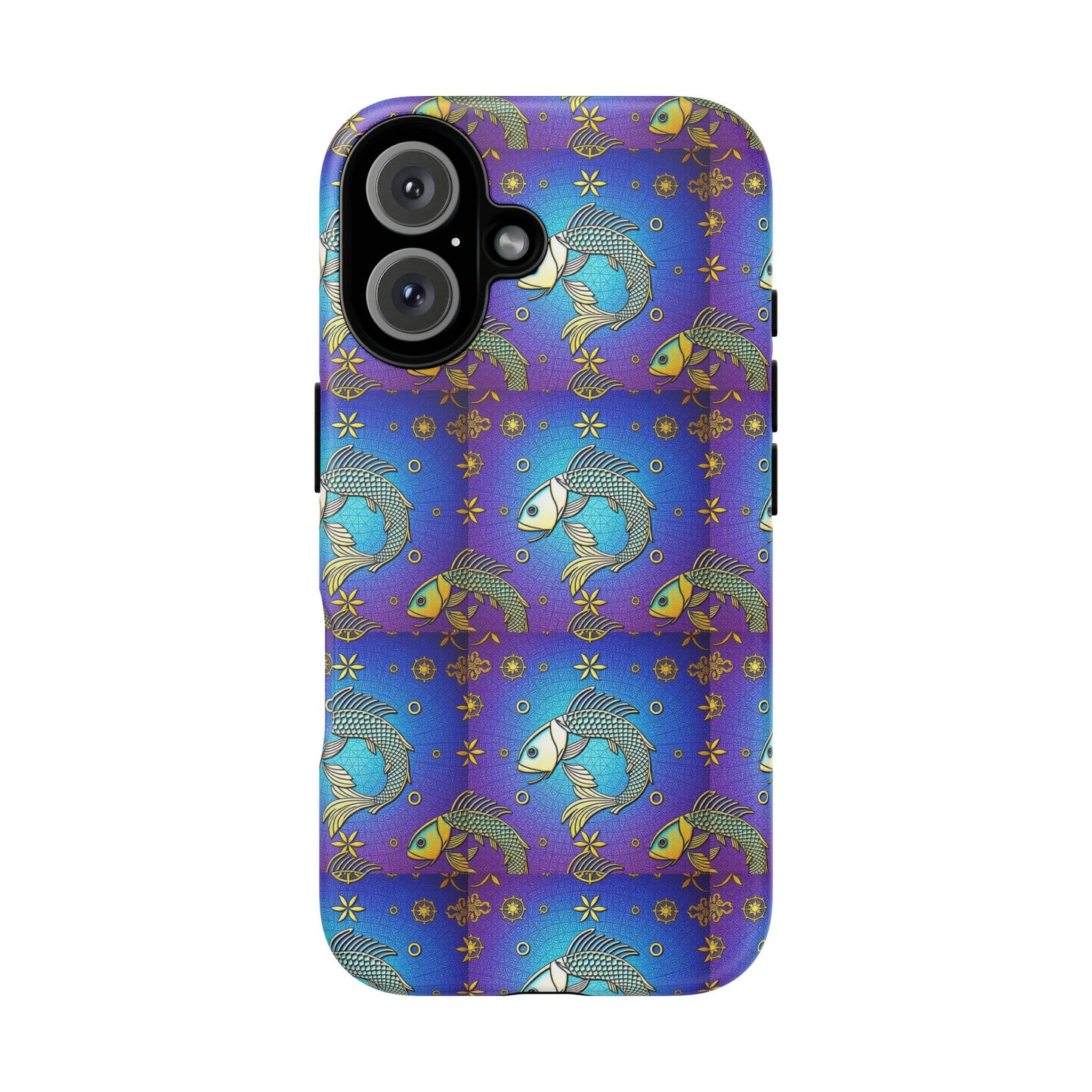 Tough Cases, Pisces, Zodiac v2, Metal Pattern