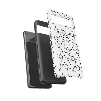 Tough Cases with the Taurus Zodiac sign for iPhone, Samsung Galaxy, and Google Pixel devices