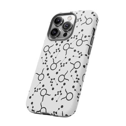Tough Cases with the Taurus Zodiac sign for iPhone, Samsung Galaxy, and Google Pixel devices