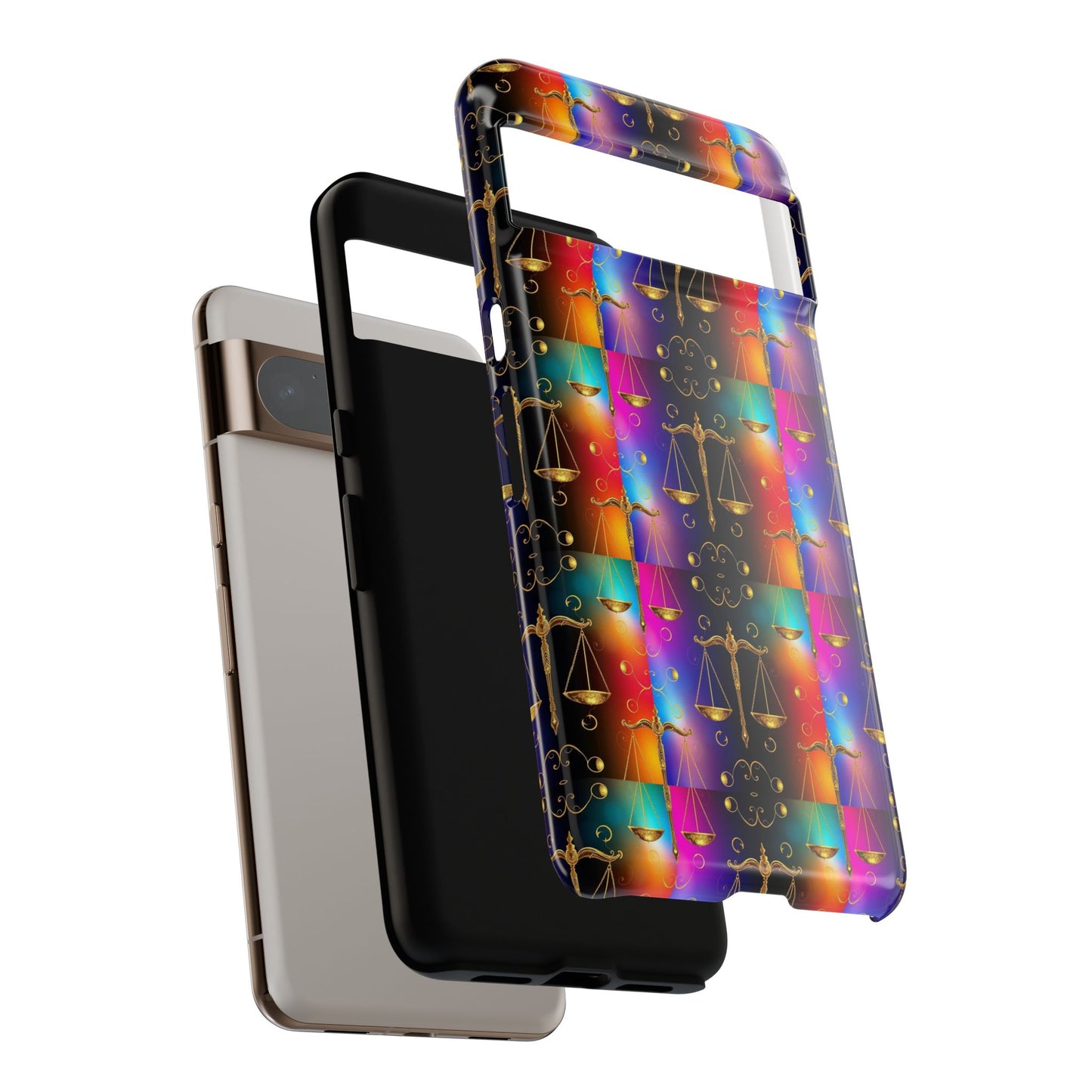 Tough Cases, Libra, Zodiac v1, Metal Pattern