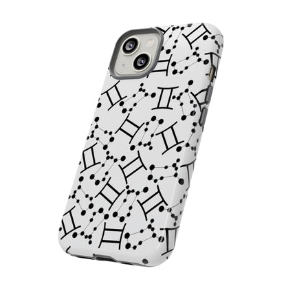 Tough Cases with the Gemini Zodiac sign for iPhone, Samsung Galaxy, and Google Pixel devices