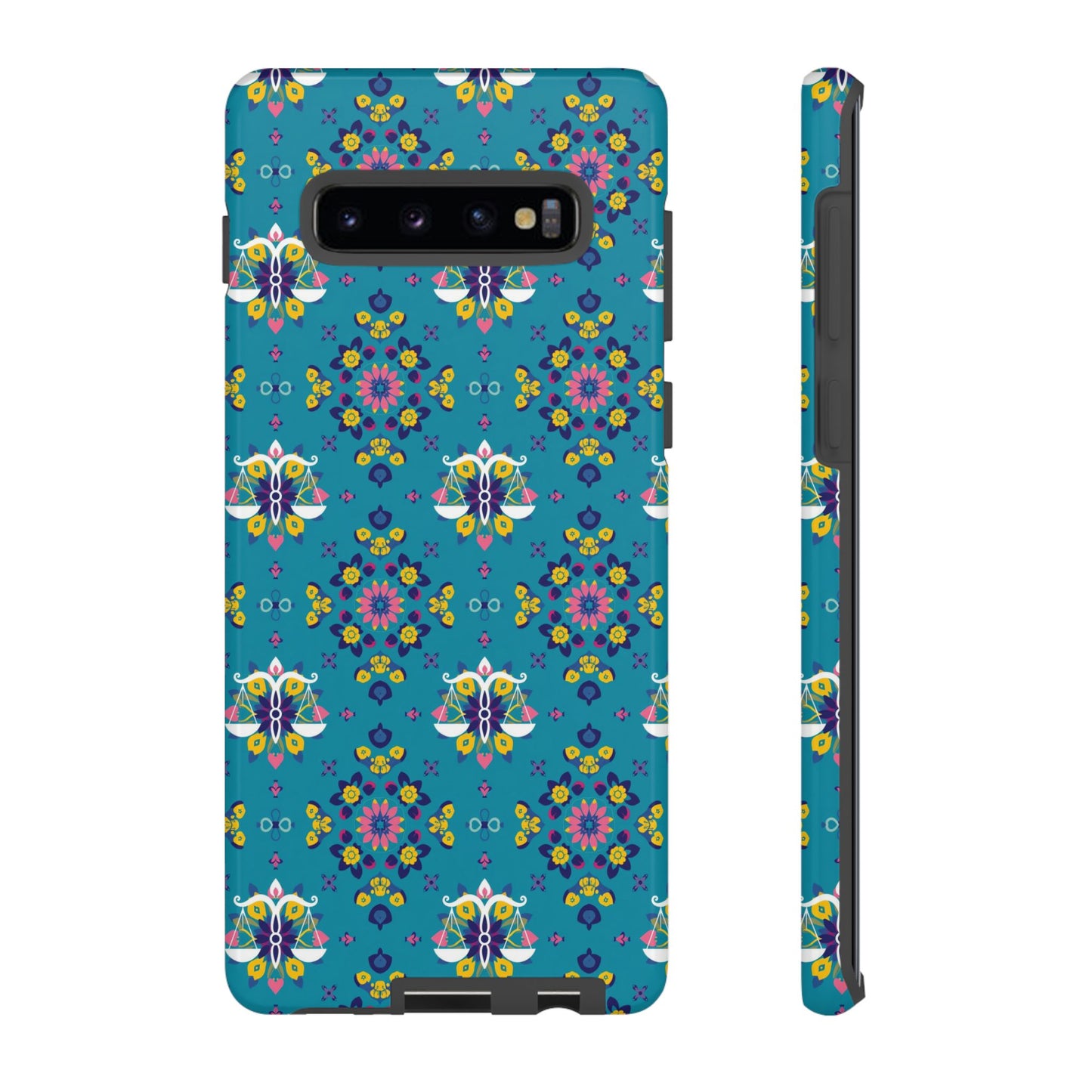 Tough Cases, Libra, Zodiac v2, Flower Pattern