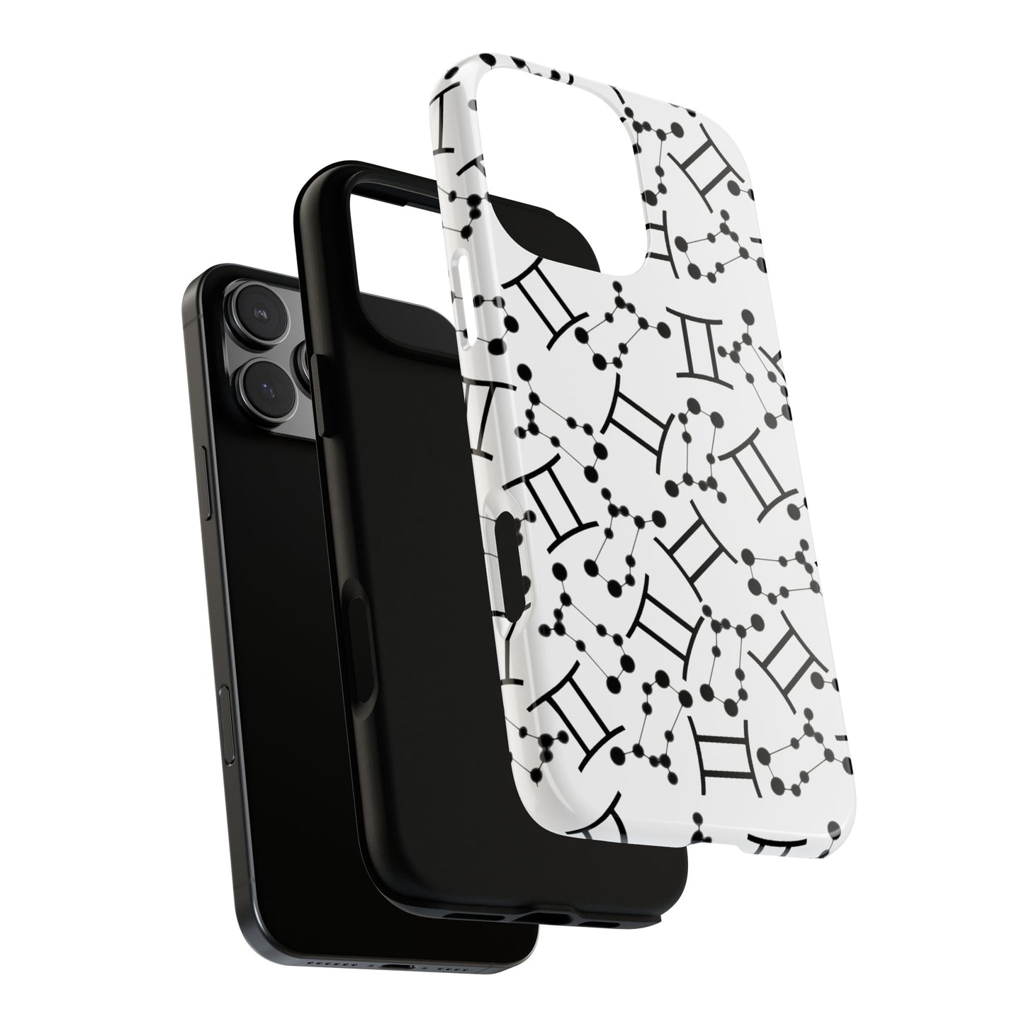 Tough Cases with the Gemini Zodiac sign for iPhone, Samsung Galaxy, and Google Pixel devices