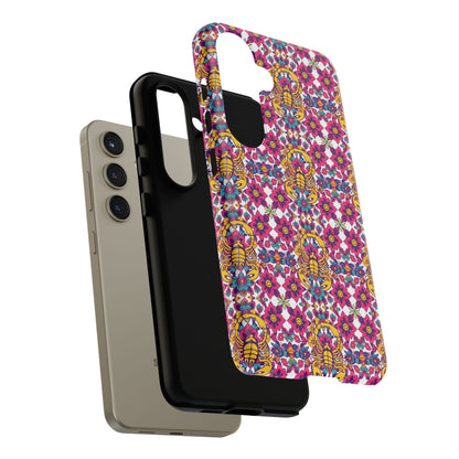 Tough Cases, Scorpio, Zodiac v2, Flower Pattern