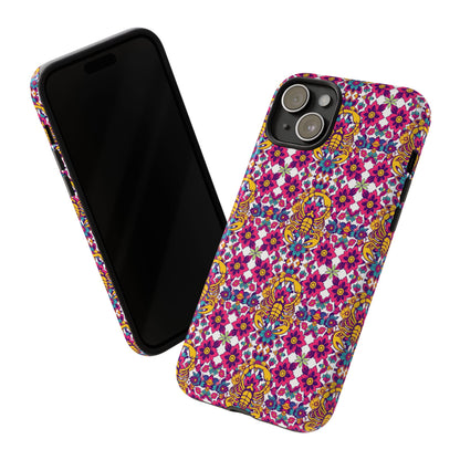Tough Cases, Scorpio, Zodiac v2, Flower Pattern