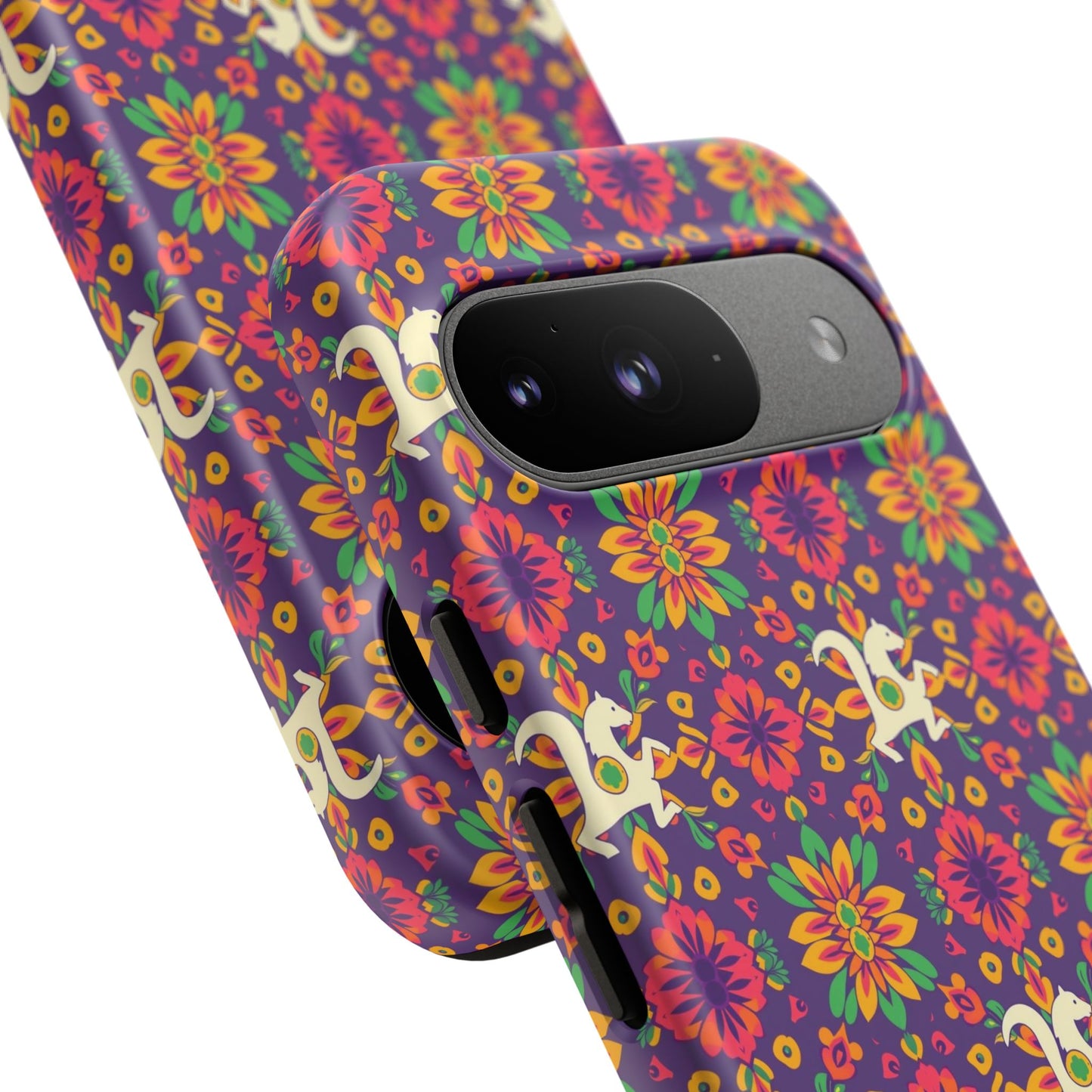Tough Cases, Aquarius, Zodiac v1, Flower Pattern