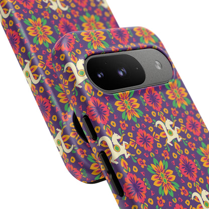 Tough Cases, Aquarius, Zodiac v1, Flower Pattern