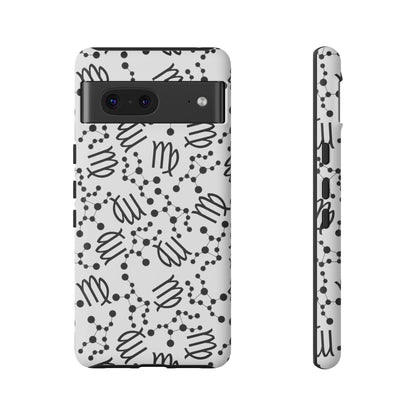 Tough Cases with the Virgo Zodiac sign for iPhone, Samsung Galaxy, and Google Pixel devices
