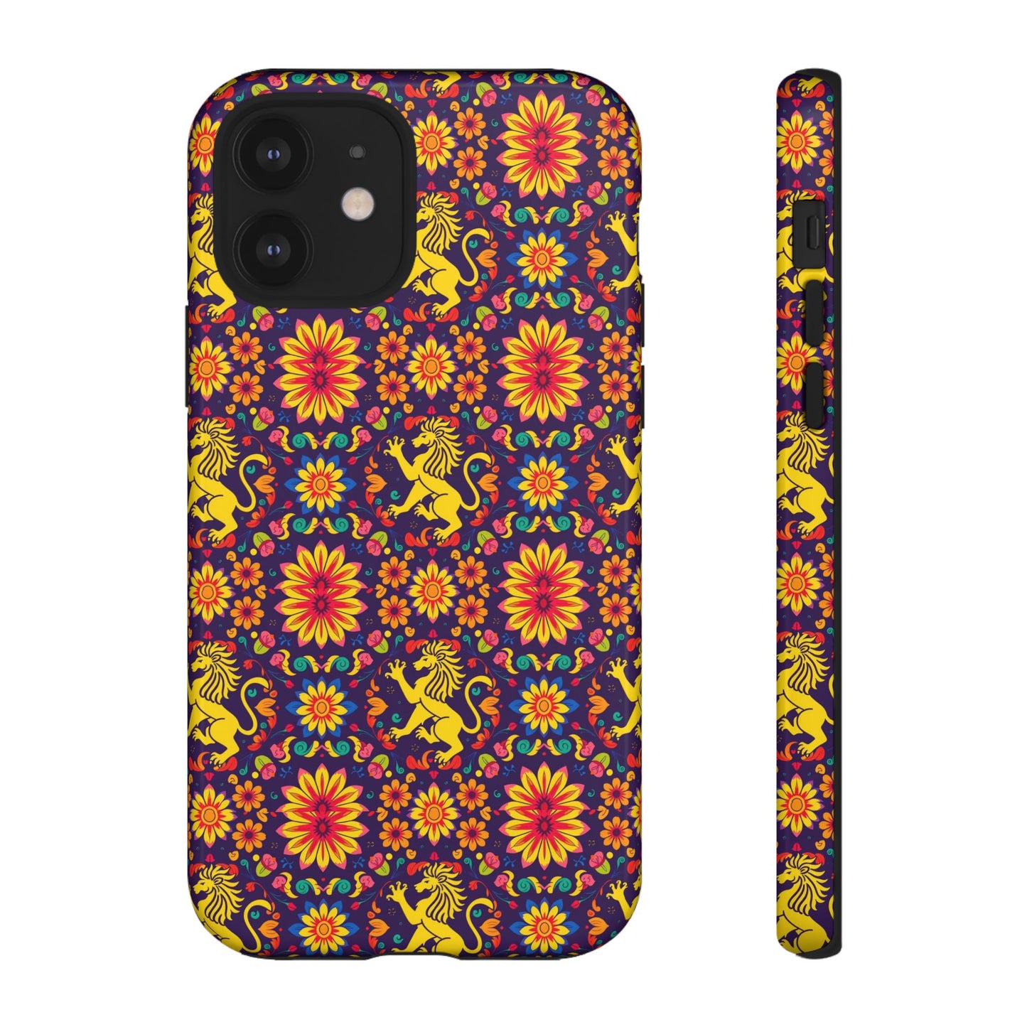 Tough Cases, Leo, Zodiac, Flower Pattern