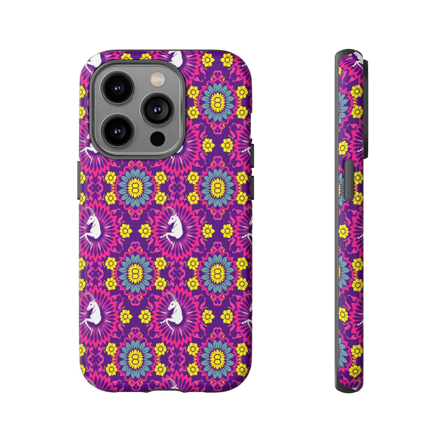 Tough Cases, Capricorn, Zodiac, Flower Pattern