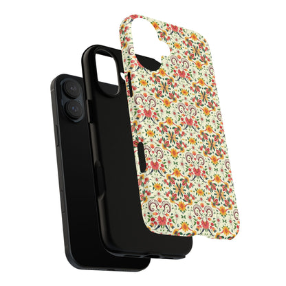 Tough Cases, Aries, Zodiac, Flower Pattern