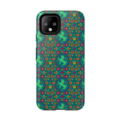Tough Cases, Leo, Zodiac v3, Flower Pattern