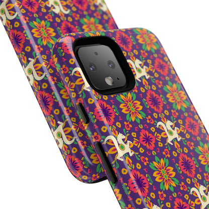 Tough Cases, Aquarius, Zodiac v1, Flower Pattern