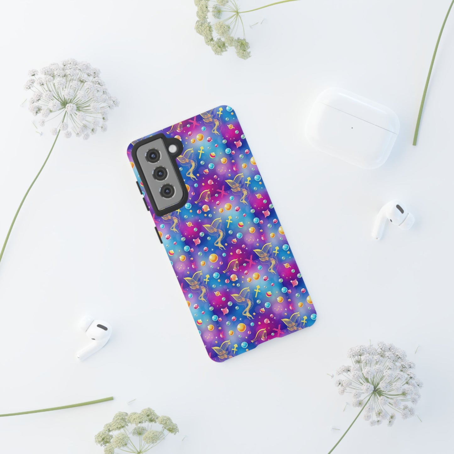 Tough Cases, Sagittarius, Zodiac v3, Bubble Pattern