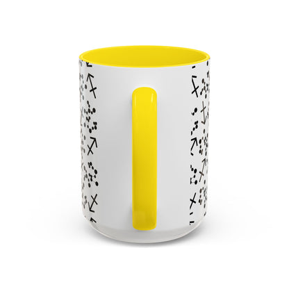 Accent Coffee Mug with the Sagittarius sign (11, 15oz)