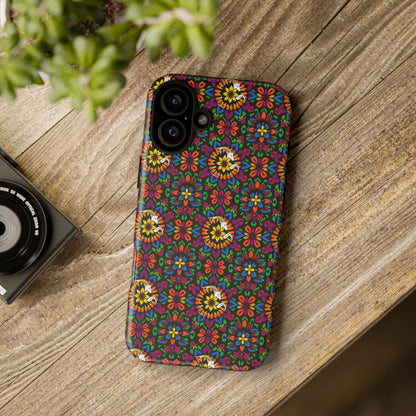 Tough Cases, Capricorn, Zodiac v2, Flower Pattern