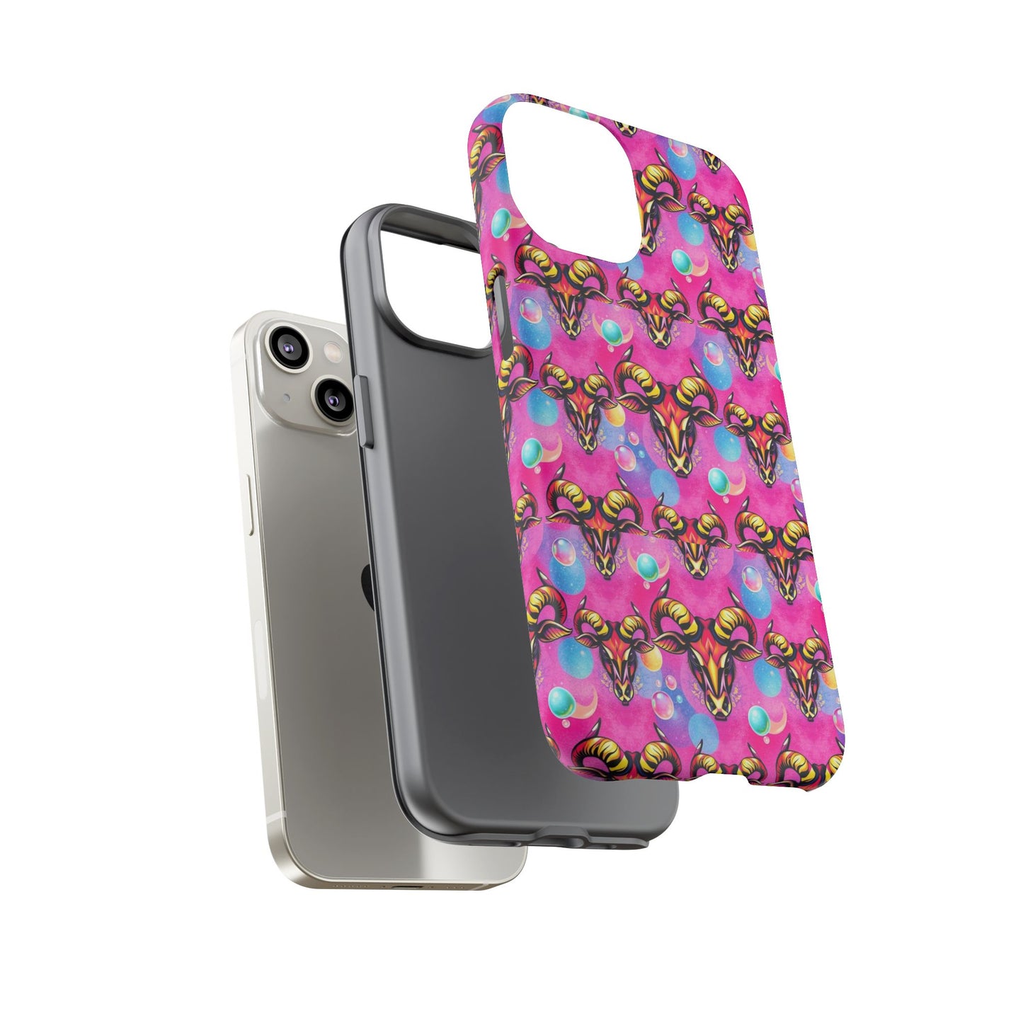 Tough Cases, Taurus, Zodiac, Bubble Pattern
