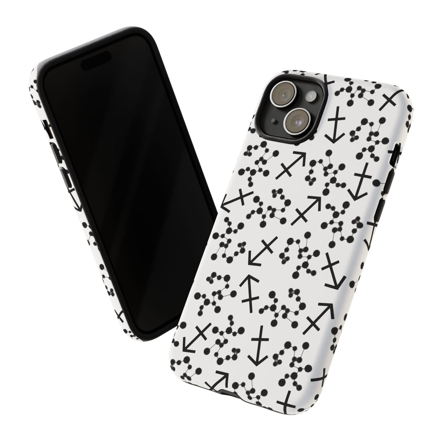 Tough Cases with the Sagittarius Zodiac sign for iPhone, Samsung Galaxy, and Google Pixel devices