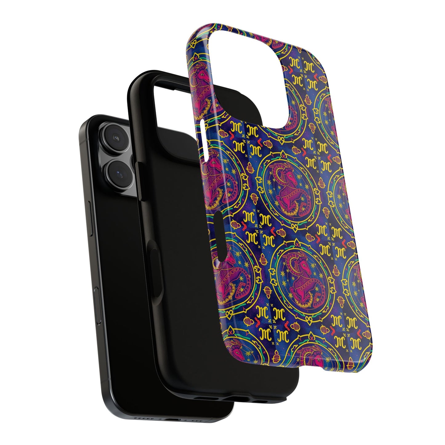 Tough Cases, Capricorn, Zodiac, Metal Pattern