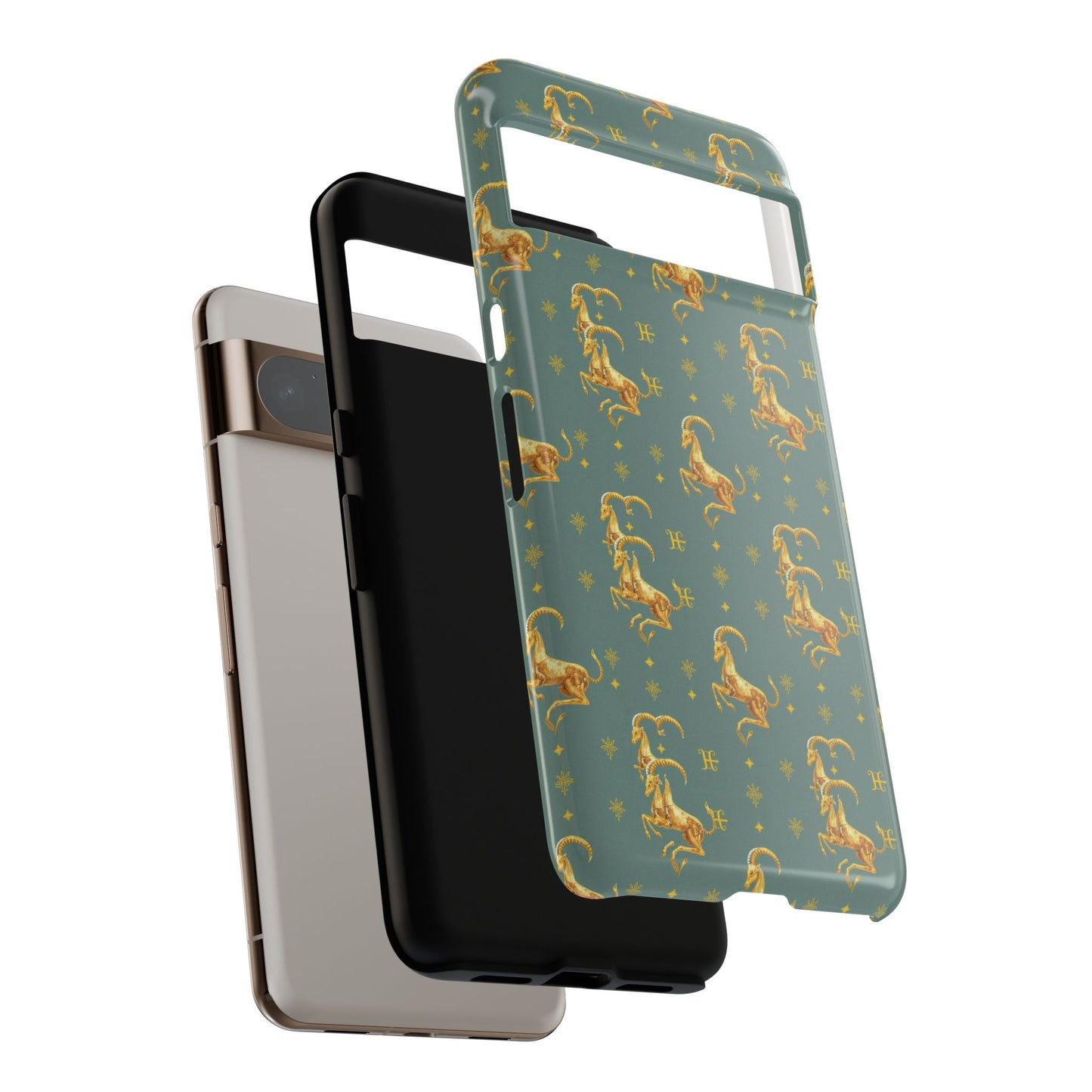 Tough Cases, Capricorn, Zodiac v1, Metal Pattern