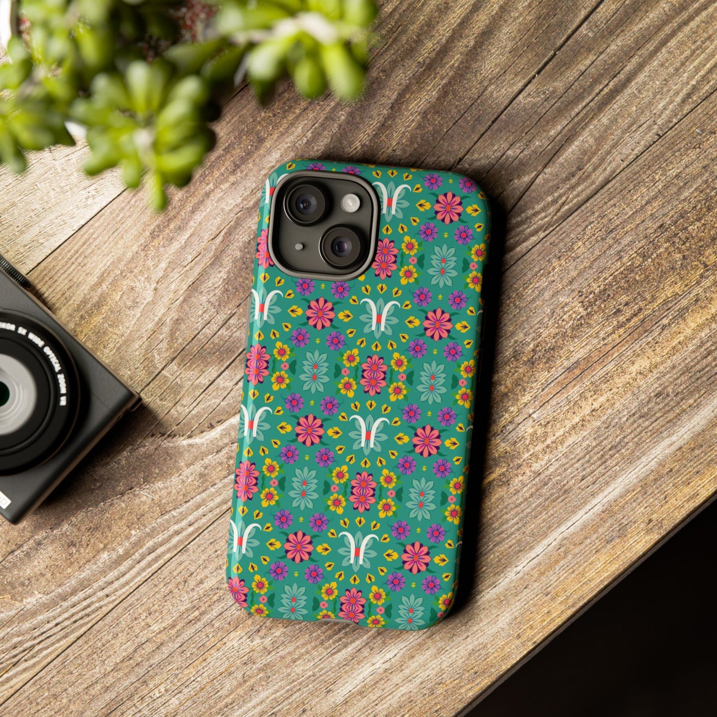 Tough Cases, Aquarius, Zodiac v4, Flower Pattern