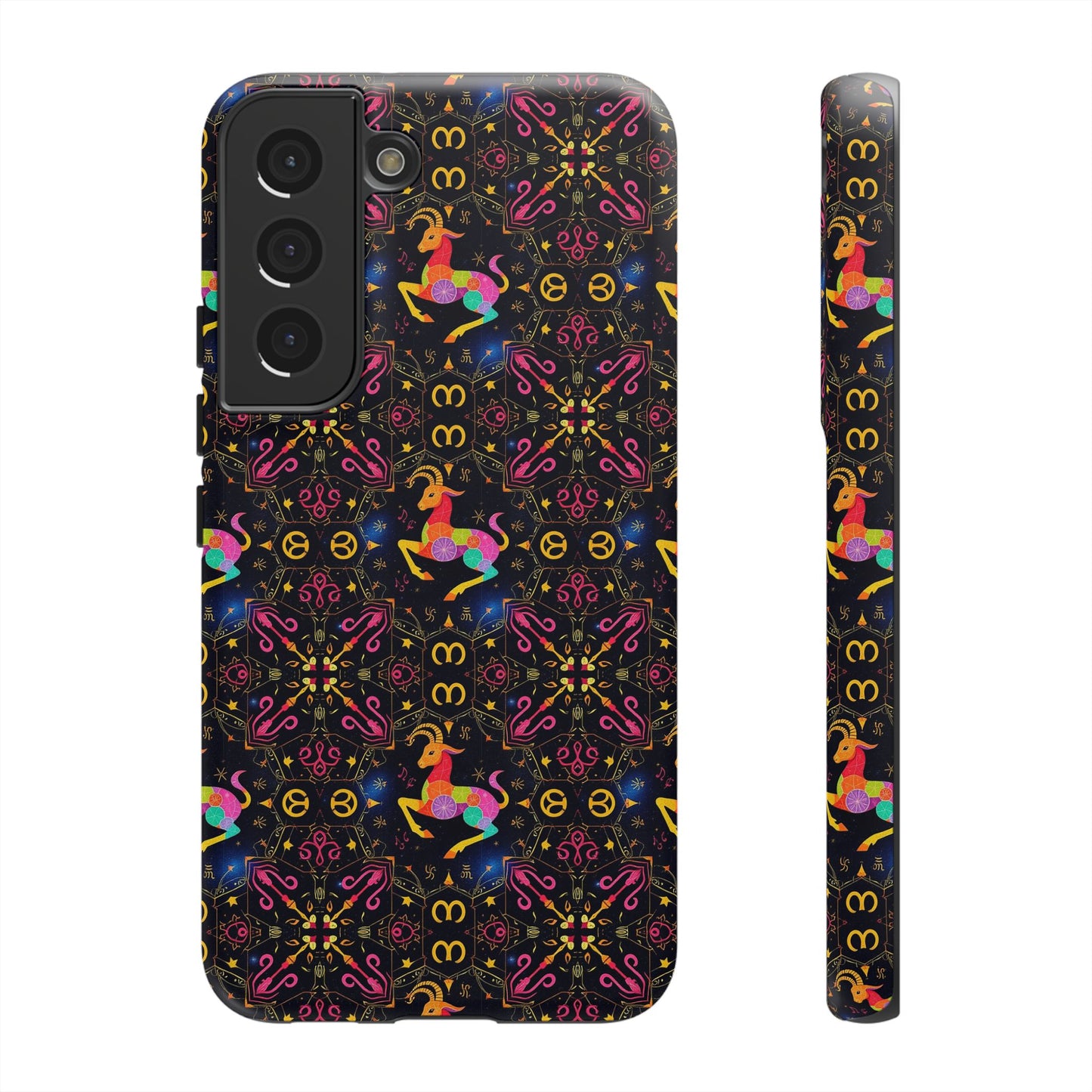 Tough Cases, Capricorn, Zodiac v2, Metal Pattern