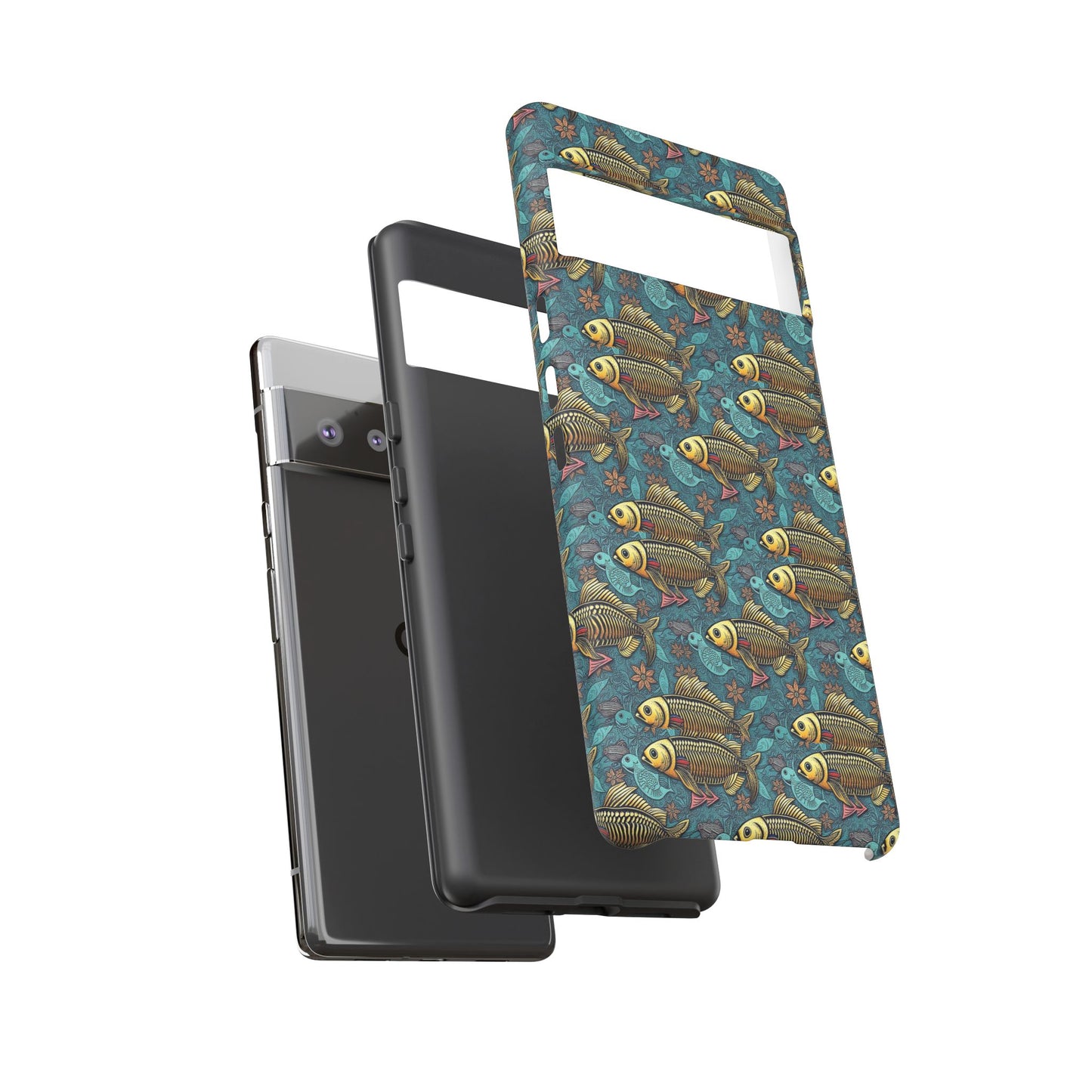 Tough Cases, Pisces, Zodiac v1, Metal Pattern