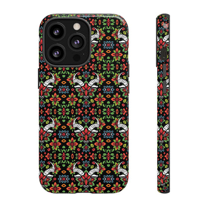 Tough Cases, Taurus, Zodiac v2, Flower Pattern