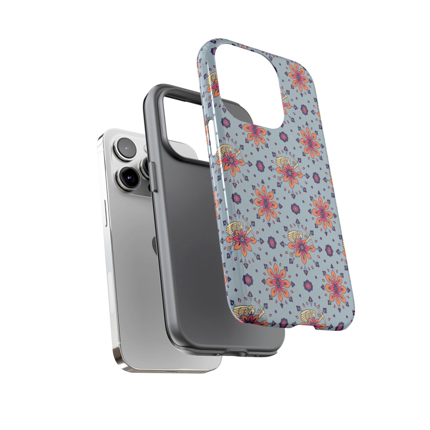 Tough Cases, Sagittarius, Zodiac v3, Flower Pattern