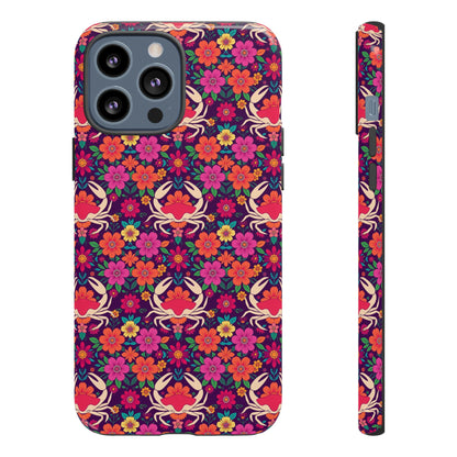 Tough Cases, Cancer, Zodiac v1, Flower Pattern