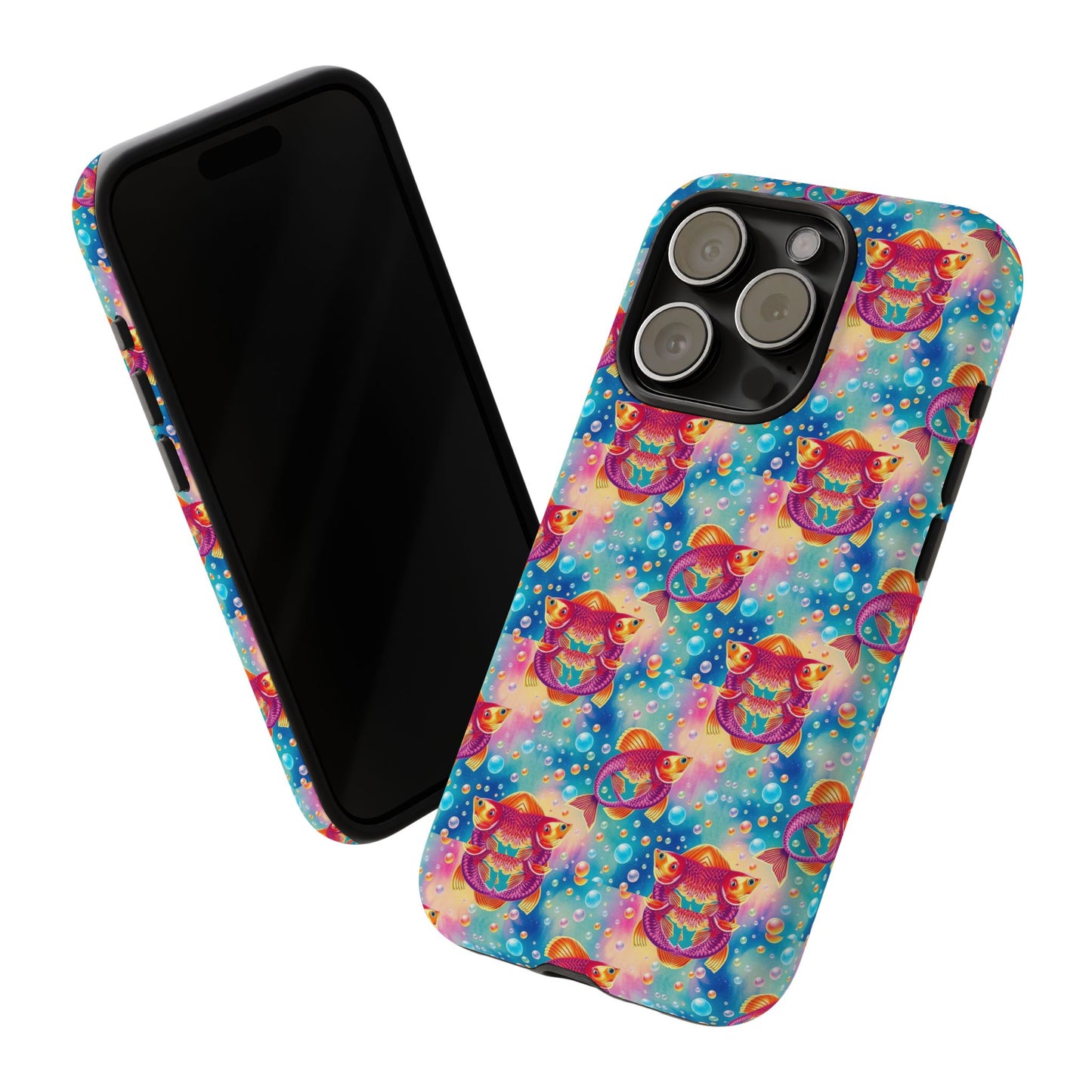 Tough Cases, Pisces, Zodiac v1, Bubble Pattern